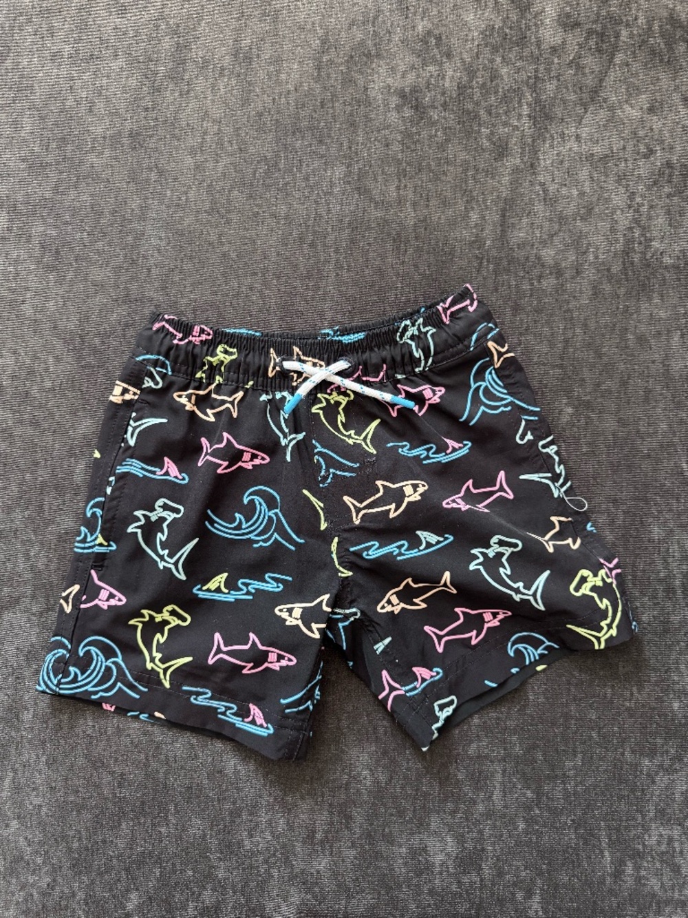 Boys Shark Swim Trunks